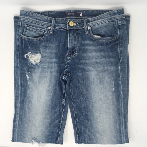 Vigoss Juniors Distressed Embellished Jeans - Picture 2 of 8